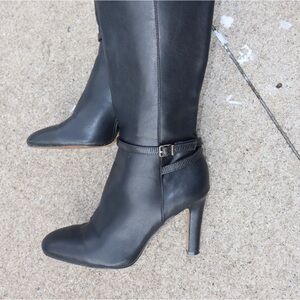 Heeled Black express Knee High Boots For women